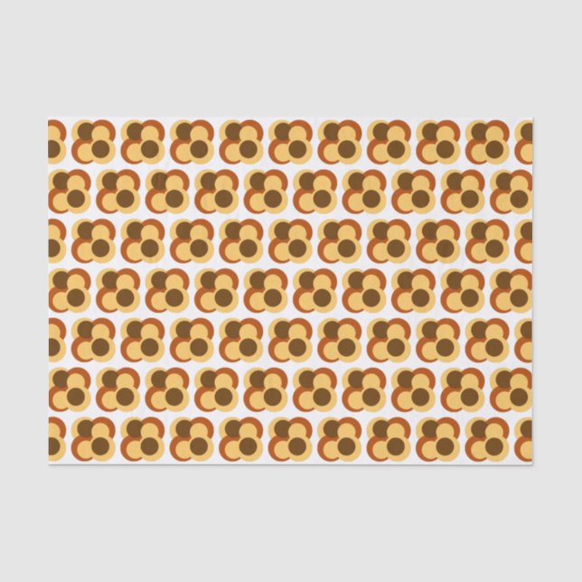 Papier Mousseline Formes géométriques Abstraites (Recto)