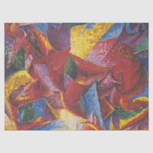 Papier Mousseline Formes plastiques d'un cheval - Umberto Boccioni