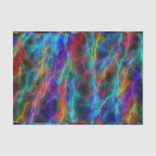 Papier Mousseline Foudre d'arc-en-ciel