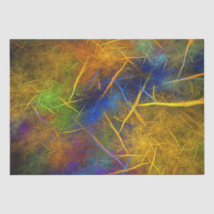 Papier Mousseline Foudre fractale (flamme de tempête)