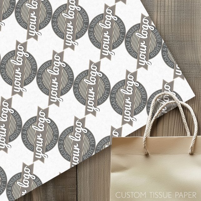 Papier Mousseline Fournitures commerciales promotionnelles avec logo (Custom Tissue Paper)