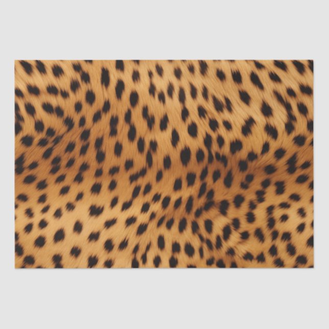 Papier Mousseline Fourrure animale Cheetah (Recto)