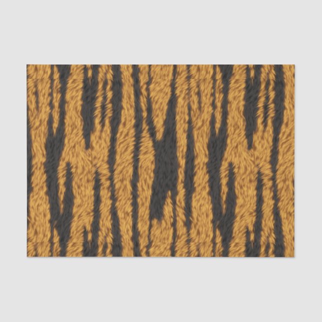 Papier Mousseline Fourrure de tigre (Recto)