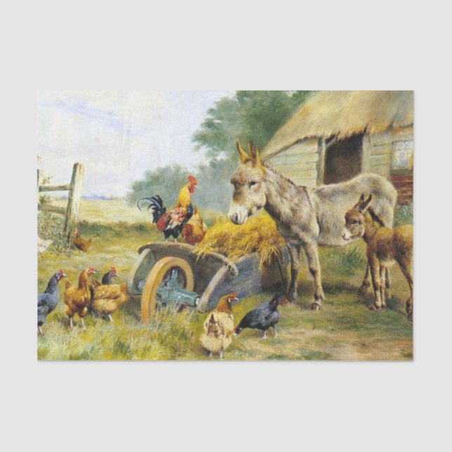 Papier Mousseline Fowl Talk par Herbert William Weekes (Recto)