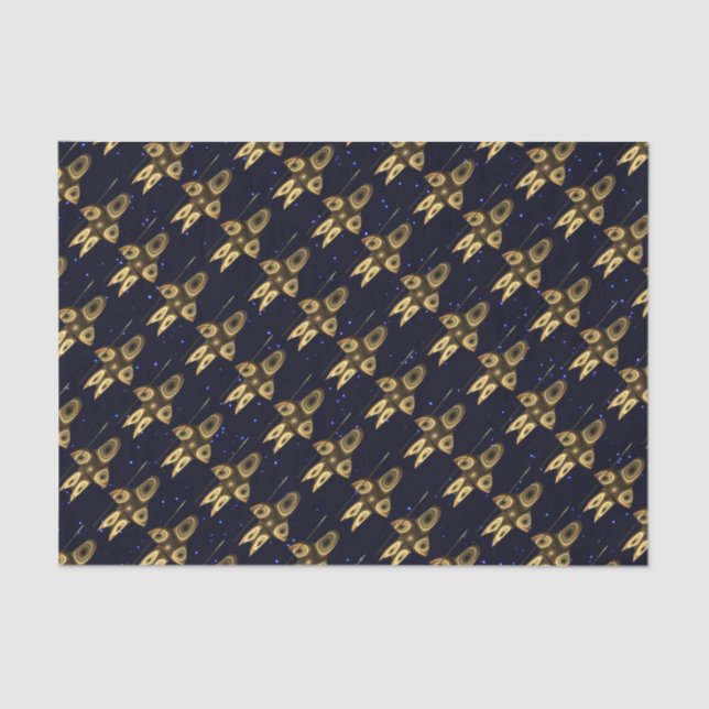 Papier Mousseline Fractal Inuit Hunter (Recto)