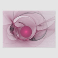 Fractale Balançante, Art Abstrait Moderne Rose de 