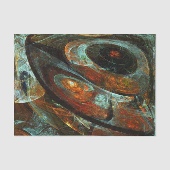 Papier Mousseline Fractionner l'art Abstrait (Recto)