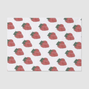 Papier Mousseline Fraise