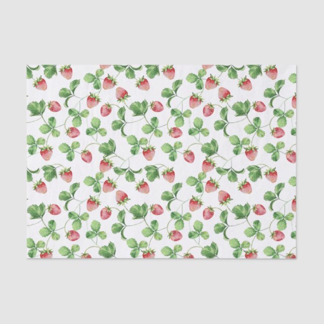 Papier Mousseline Fraise (Recto)