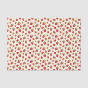 Papier Mousseline Fraise chic inspirée par la main