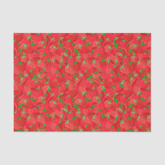 Papier Mousseline fraise Medley (Recto)