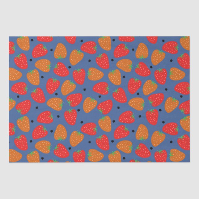 Papier Mousseline Fraise sucrée (Recto)