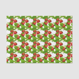 Papier Mousseline Fraises