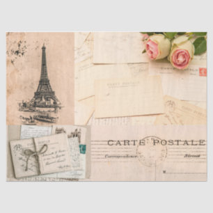 Papier Mousseline France vintage Découpage Découpage Russe Découpage