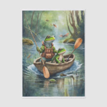Frank et George vont à la pêche, Pêche aux Grenoui