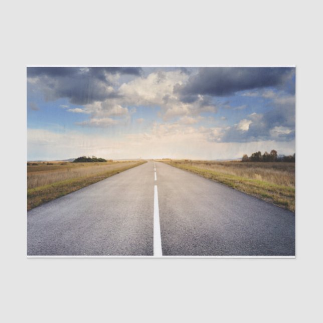 Papier Mousseline Frapper la route (Recto)