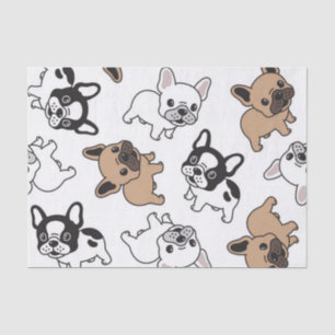 Papier Mousseline French Bulldog, Accessoires Français