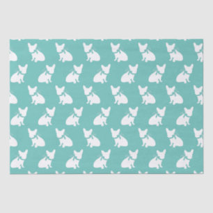 Papier Mousseline French Bulldog Frenchie Chien Chien Chien Chien Ch