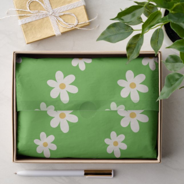 Papier Mousseline Fresh Floral wrapping  (Cadeau)