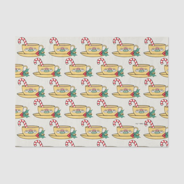 Papier Mousseline FRIENDS™ | Musique de vacances Perk Central (Recto)