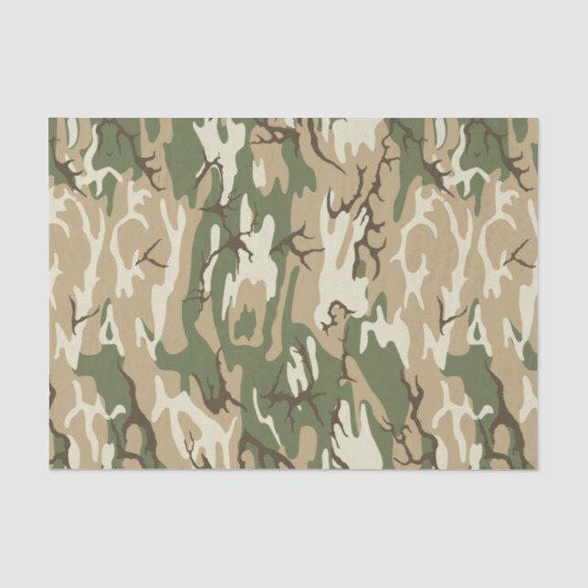 Papier Mousseline Frottez Camo (Recto)