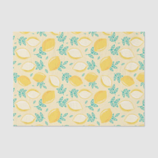 Papier Mousseline Fruit au citron Motif Découpage Tissu