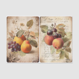 Papier Mousseline Fruits d'automne