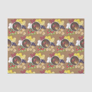 Papier Mousseline Fruits Fondue Fruit Berries Marshmallow Dessert