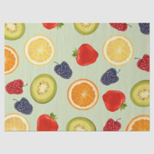 Papier Mousseline Fruits frais délicieux