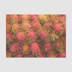Papier Mousseline Fruits tropicaux Rambutan