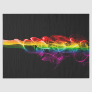 Papier Mousseline Fumée arc-en-ciel de SlipperyJoe vague de vapeur a