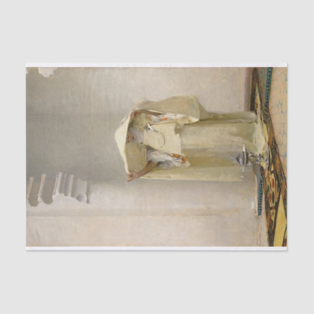 Papier Mousseline Fumée d'Ambergris par John Singer Sargent (Recto)