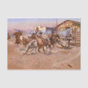 Papier Mousseline Fumée d'un. 45, 1908 par Charles Marion Russell