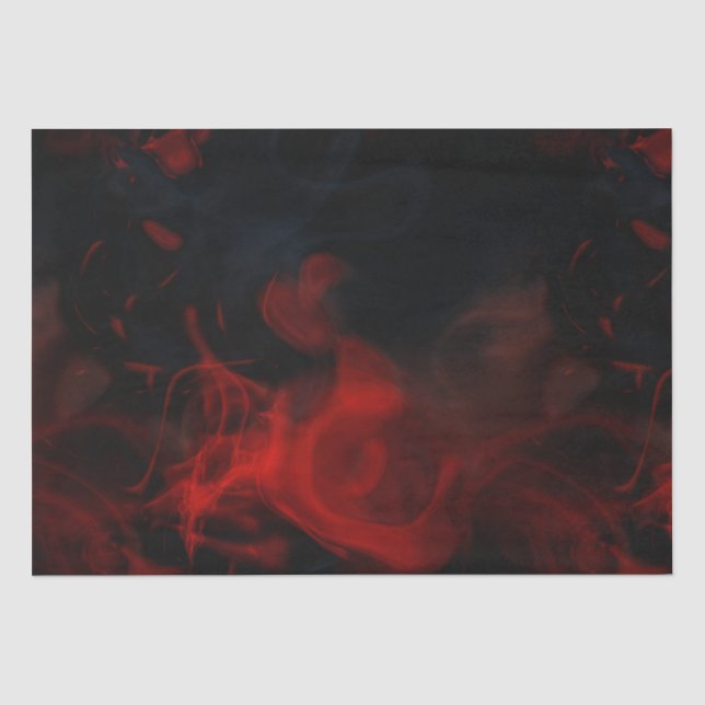 Papier Mousseline fumée rouge (Recto)
