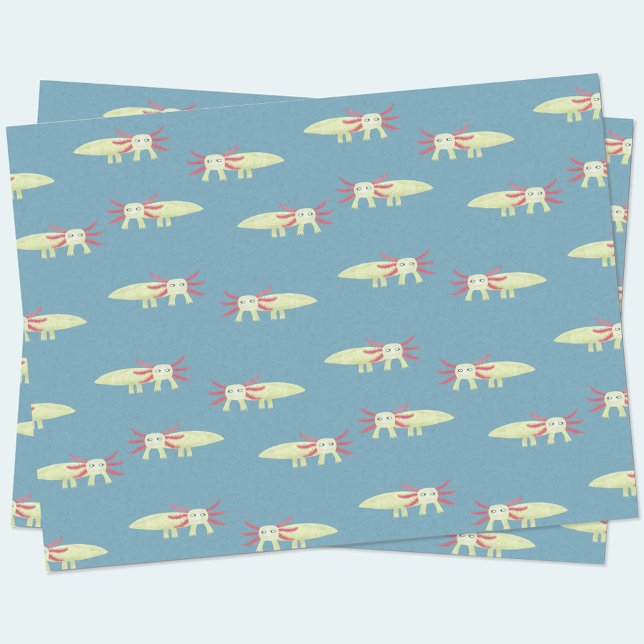 Papier Mousseline Fun Axolotl (Créateur téléchargé)