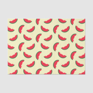 Papier Mousseline Fun été Red Watermelon Motif