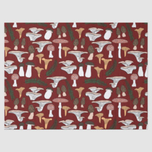 Papier Mousseline Fun Fungi Champagne Motif de fougère Cadeau