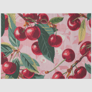Papier Mousseline Fun Retro 'Cherry Pop' Rose