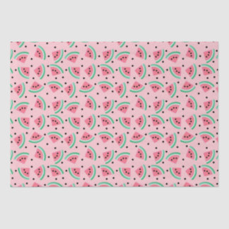 Papier Mousseline Fun Watermelon Slice Motif Summer Vibes