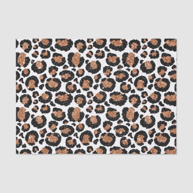 Papier Mousseline Fun Wild Cheetah Motif Jungle fête d'anniversaire (Recto)