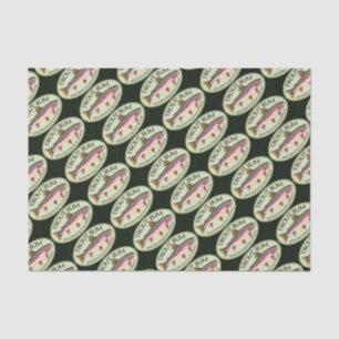 Papier Mousseline Funky Rainbow Trout Bum Fishing