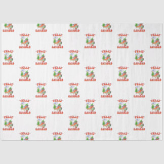 Papier Mousseline Funny Feliz Navidad Cute Christmas Chili