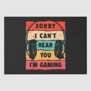 Papier Mousseline Funny Gamer Shirt pour Ados garçons Jeu vidéo pour