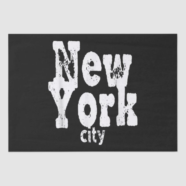 Papier Mousseline Funny New York City (Recto)