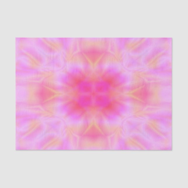 Papier Mousseline Fusée rose (Recto)