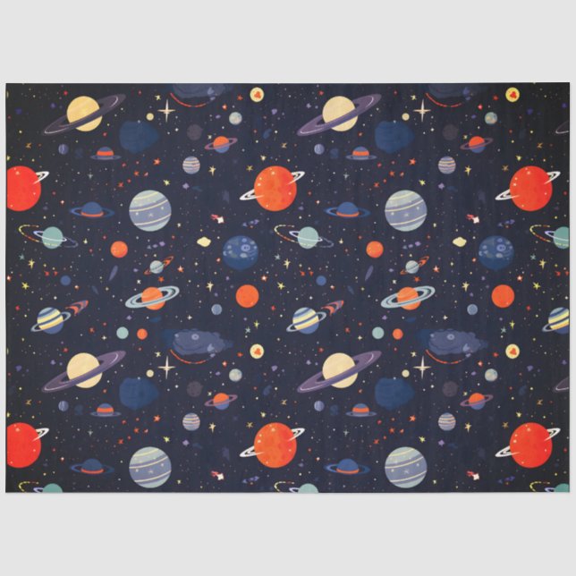Papier Mousseline Galaxie (Recto)