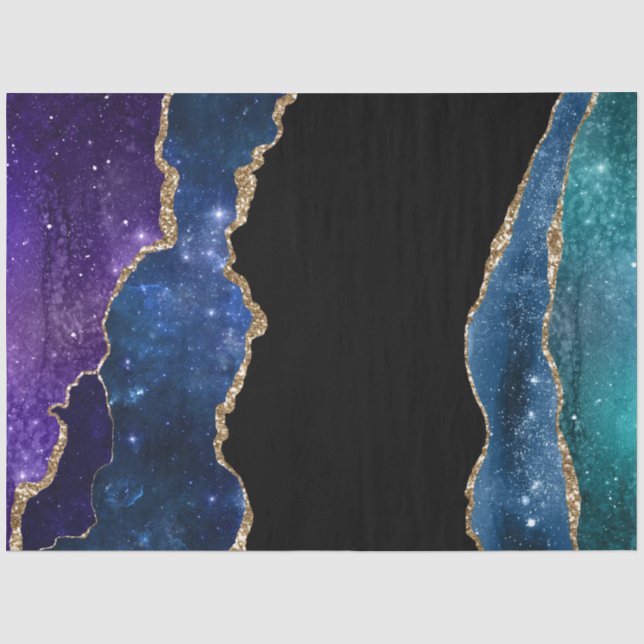 Papier Mousseline Galaxy Agate Series Design 11 (Recto)