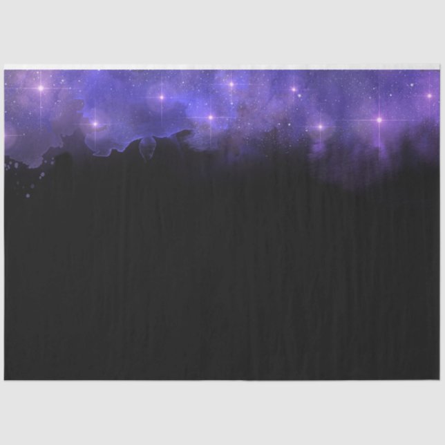 Papier Mousseline Galaxy Border Series Design 7 (Recto)