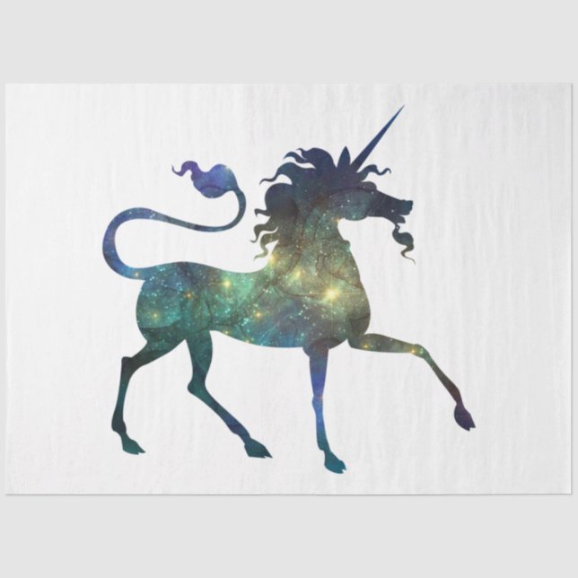 Papier Mousseline Galaxy Unicorn Series Design 18 (Recto)