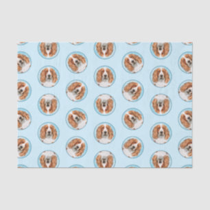 Papier Mousseline Gallois Springer espagnol peinture de chien origin